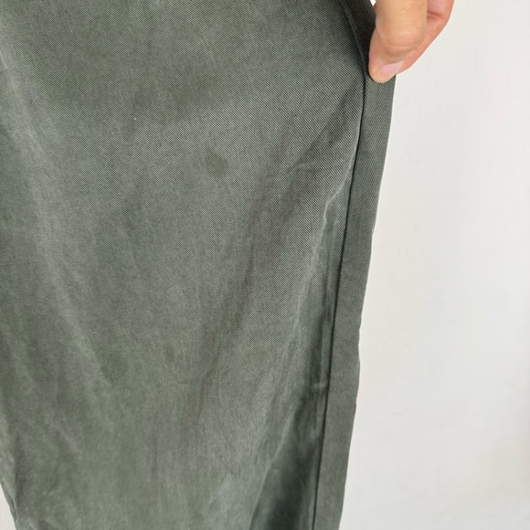 Reformation Mason Pant Color Army 100% Tencel - Picture 6 of 10